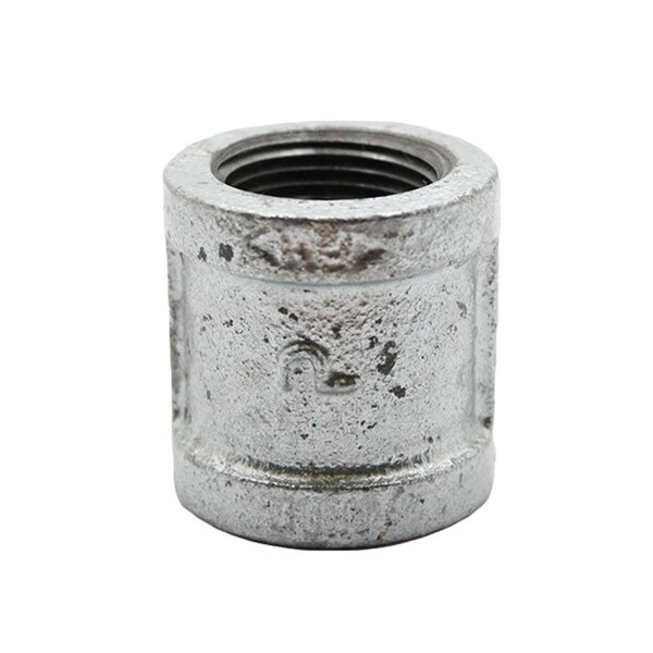 Thrifco Plumbing 1-1/2 Inch Galvanized Steel Coupling 5218024 - main